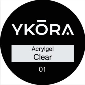 acrylgel para uñas ykora clear/rose/milky white 30g