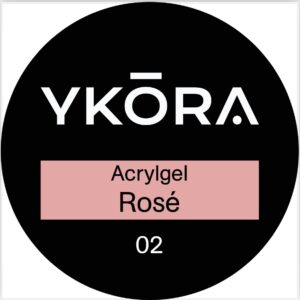 acrylgel para uñas ykora clear/rose/milky white 30g